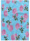 3dRose English Cottage Shabby Chic Pink Roses on Sky Blue Handtuch, Weiß, 15 x 22