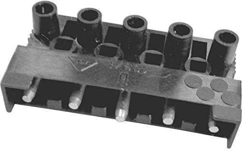 Anschlussklemme Adels-Contact 163 ST/5 DS 12291, flexibel: -2,5 mm², starr: -2,5 mm², Anzahl der Pole (num): 5, schwarz, 1 Stück