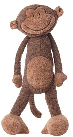 Inware 7739 - Kuscheltier Schlenkeraffe Timo, 32 cm, Schlenkertier, Schmusetier, Affe