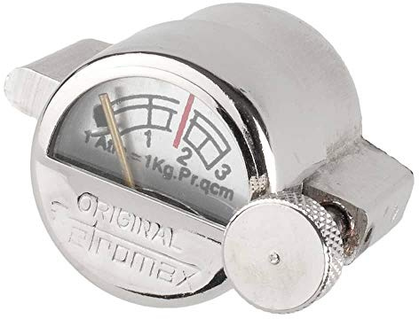 Manometer Füllschraubmanometer für Petromax 500 HK Lampe Gartenlampe in chrom
