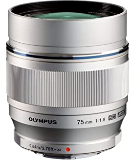 OLYMPUS Objectif M.ZUIKO ED 75mm f/1.8 Silver