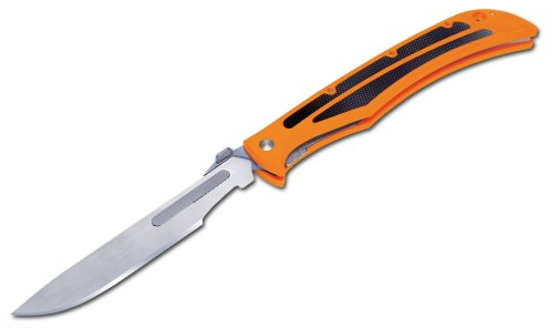 Havalon 01HV008 Herren Messer Baracuta-Blaze 11.1 cm, Orange, Standard