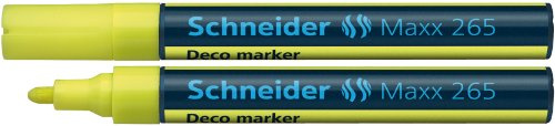 Schneider Maxx 265 Kreidemarker, Gelb, 10 Stück