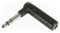 Pro - 6.35mm Stereo Jack Plug to Socket Right Angled Adapter - ¼” 90 Degree Headphone – Quality Guitar/Instrument/Keyboard – Amp - Loops