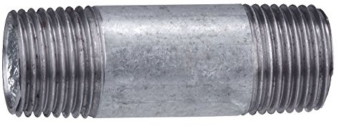 Cornat Rohrnippel Stahl verzinkt - 1/2 Zoll AG x 60 mm - Außengewinde nach DIN EN 10226-1 (ISO 7-1) - Für Rohrverbindungen & Installationen