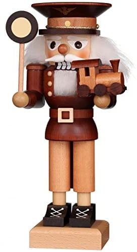 Nutcrackers Nussknacker Schaffner natur - 24,5cm - Original Erzgebirge - Christian Ulbricht