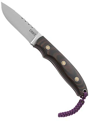 CRKT Columbia River Knife & Tool Hunt'N Fisch Messer mit feststehender Klinge, braun
