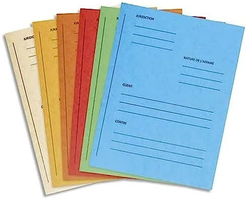 EXACOMPTA 220118E Ordnungsmappe Style, A4, PP, 6 Fächer Titan-Blau