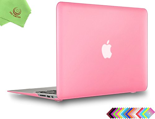 UESWILL Case for MacBook Air 11 inch Model A1370 A1465, Pink