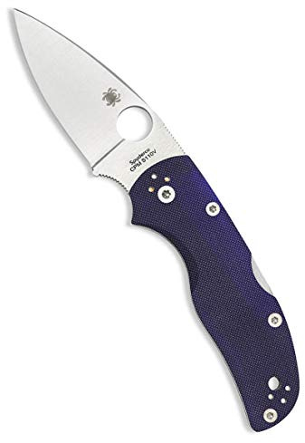 Spyderco 4013204-SSI Native 5 Fldg Knife 2.95in Blde-PlnEdge-Dk Blue FRN - multi, N/A