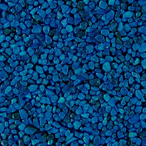 Terralith Buntsteinputz 15kg in blau, Sockelputz für Innen und Außen mit Reinacrylat Bindemittel aus Naturstein, 1-2mm Körnung (BSP23)