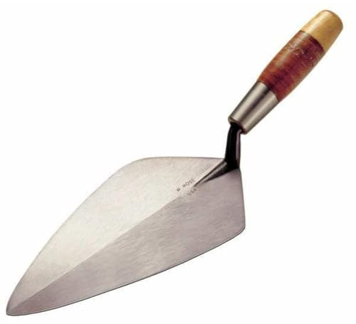 Kraft Tool RO312-11 11 Wide London Brick Trowel w/Leather Handle