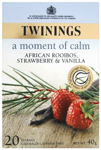 Twinings Rooibos, Erdbeere und Vanille, 20 Teebeutel (8 Stück, insgesamt 160 Teebeutel)