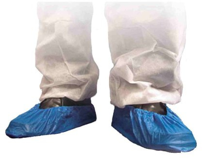 Overshoes 14 CPE Embossed with Elasticated Edges - Pack of 100
