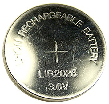 Pile Bouton CR2025 Li-ION Rechargeable 3.6V Lir2025