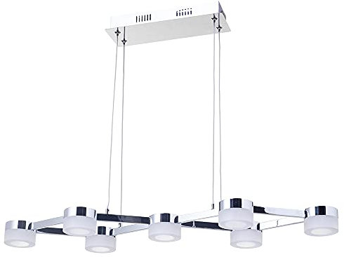 LITECRAFT Calonne Ceiling Pendant 4.2 Watt Integrated LED 7 Light - Polished Chrome