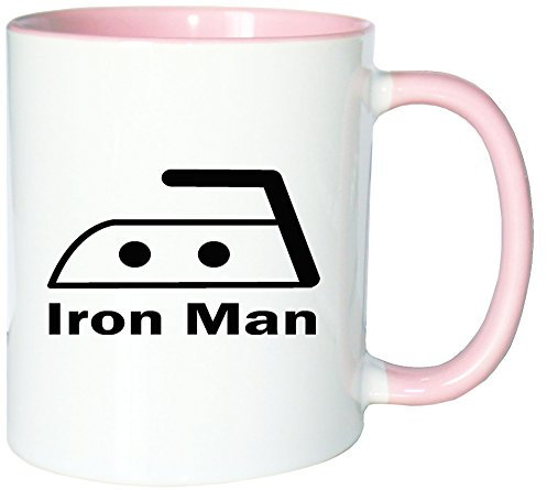 Mister Merchandise Kaffeetasse Becher Iron Man Bügeln Teetasse