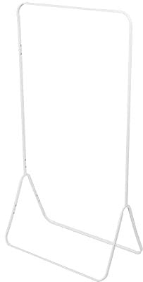 Compactor Niels Portant à Vêtements Life, Taille L, 80x44x145cm, Blanc, Tubes en Fer avec Revêtement en Poudre