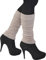 normani Legwarmer Stulpe aus Wolle Farbe Beige/Braun