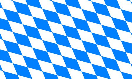 Flaggenking Flagge/Fahne, Landesflagge Freistaat Bayern, mehrfarbig, 150x90x1 cm, 16356