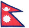 Flagge Fahne Nepal 30 x 45 cm FLAGGENMAE®