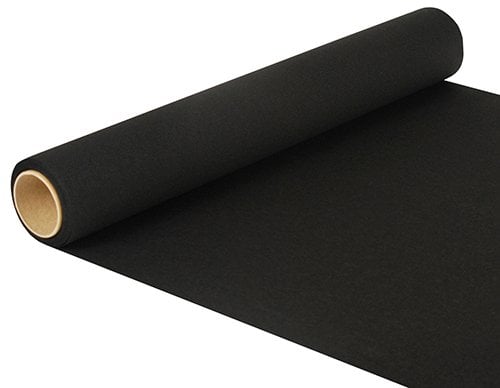 NEU Tischläufer schwarz, 500 x 40 cm, reißfest