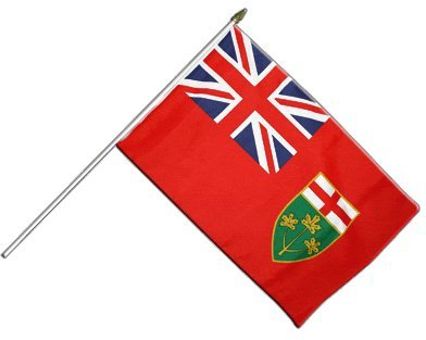 Flaggenfritze Stockflagge Kanada Ontario - 30 x 45 cm