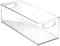 iDesign Fridge Organiser, Stackable Storage Container with Handles, Medium and Deep BPA-free Clear Drawer Organizer for Kitchen, Fridge and Refrigerator, Practical Organization for Kitchen