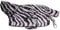Bucas Buzz-Off Full Neck Zebra Pony- Black/White, Größe:85