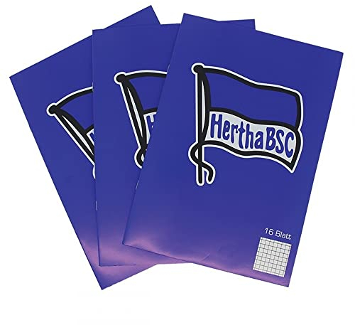 Hertha BSC Berlin - 3er Set Schulheft
