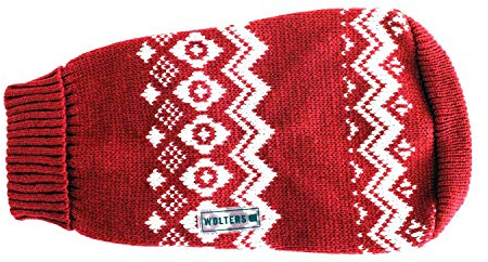 Wolters Norweger Pullover 45cm rot/weiss