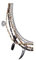 Fossil JF81868 Damen Collier JF 81868 Stahl mit Kokosnuß-/Jasperperlen