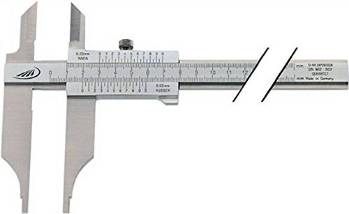 PREISSER MESSTECHNIK 0230503 Werkstattmessschieber L.300mm o.Feineinstell. PREISSER m.Messerspitzen
