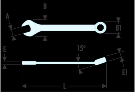Facom Short 39.1/4-12c Joint 1/4-inch