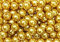 Aufsteck-Perle Deco – Nadeln Ø 10 mm x 60 mm mit Euro-Lochung, Inhalt: 50stk. (versch. Farben auswählbar) Gold/Gold