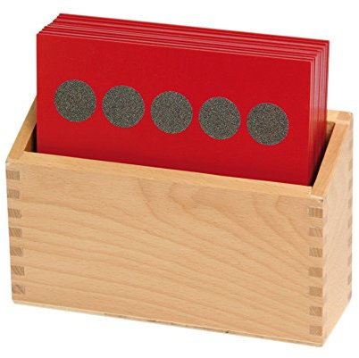 Betzold - Sandpapier-Mengenbilder im Holzkasten - Mathematik Grundschule Kinder