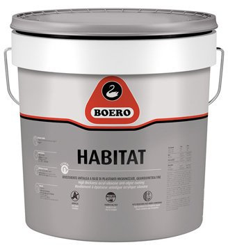 PITTURA AL QUARZO ALTA COPERTURA HABITAT da 5lt. Boero