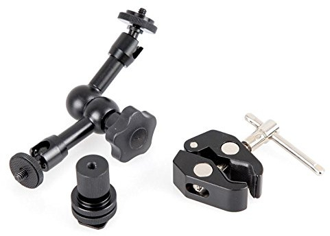 ayex Magic Arm/Gelenkarm + Universalklemme für DSLR Kamera Videoleuchte
