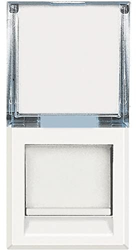 Bticino Connettore RJ45 (Ethernet - cavo non schermato) da postazione di lavoro - Serie Axolute Bianca