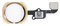 OnlyTech - Homebutton mit Flexkabel Gold kompatibel mit iPhone 6 / iPhone 6 Plus