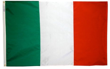 Annin Flagmakers Modell 193997 Italien-Flagge, hergestellt nach Offiziellen Designspezifikationen der Vereinten Nationen, 90 x 150 cm, Mehrfarbig