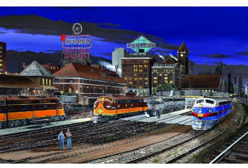 Züge am Bahnhof (Puzzle): Running Late Out of Central