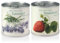 MacFlowers | Kleines Anzuchtset mit Erdbeere und Lavendel | Geschenk Set mit Zwei Sorten Saatgut in süßen Blumendosen