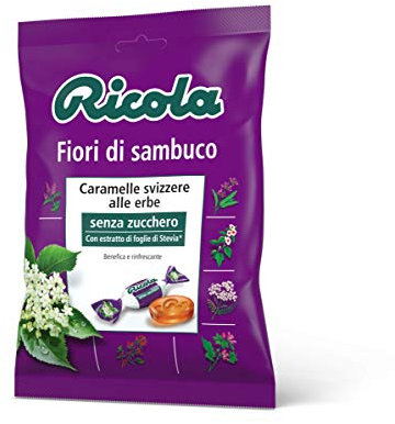 RICOLA o.Z. Caramelos de flores de saúco 75 g