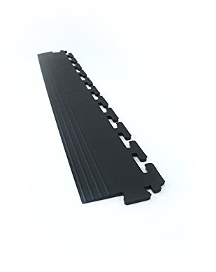 COBA Europe tle010001e 500 x 80 mm tough-lock Eco Edge Fliesen – Schwarz (4 Stück)