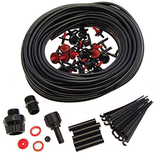 Parkland 23m Micro Irrigation Watering Kit Automatic Garden Plant Greenhouse Water System