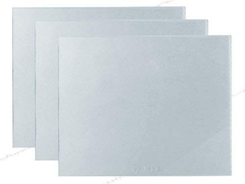 K.A. 5 Stück 1000 Stunden Glas Schweißschutzglas Vorsatzgläser Schutzglas 90 x 110mm Klar