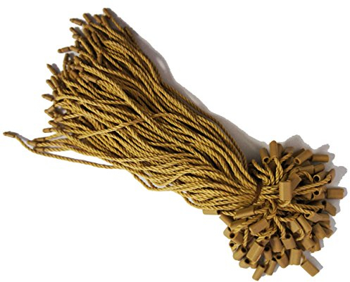 HAND ® So schnell und einfach zu befestigen Hang-Tag, Nylon String Rundschnappverschluss 20cm, Caramel - 1000pcs