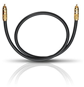 Oehlbach NF 214 Sub - Cable para subwoofer (RCA, SPC, 8 m), color negro