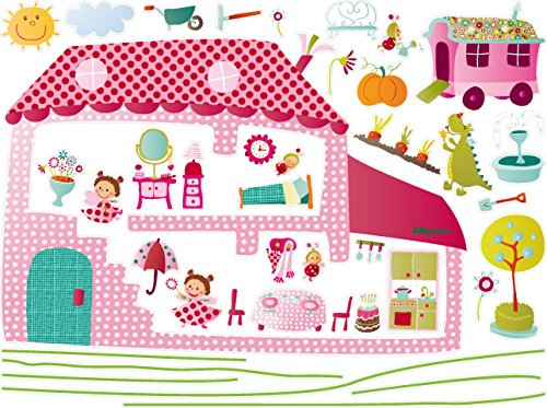 Lilliputiens 86204 - Liz Wandsticker, Elfen Aufkleber